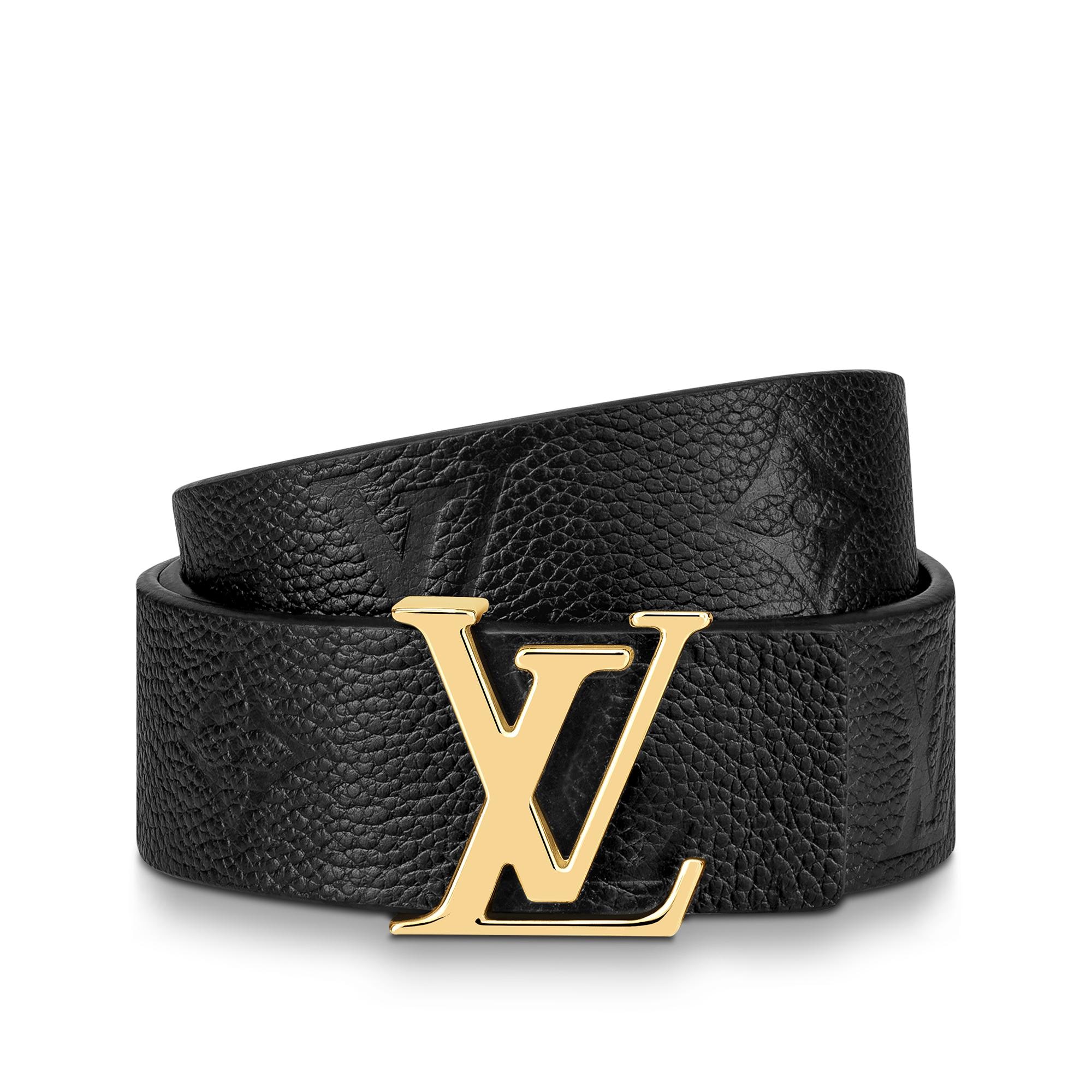 Lv leather discount belt